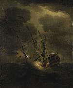 Peter Monamy, Loss of HMS Victory, 4 October 1744